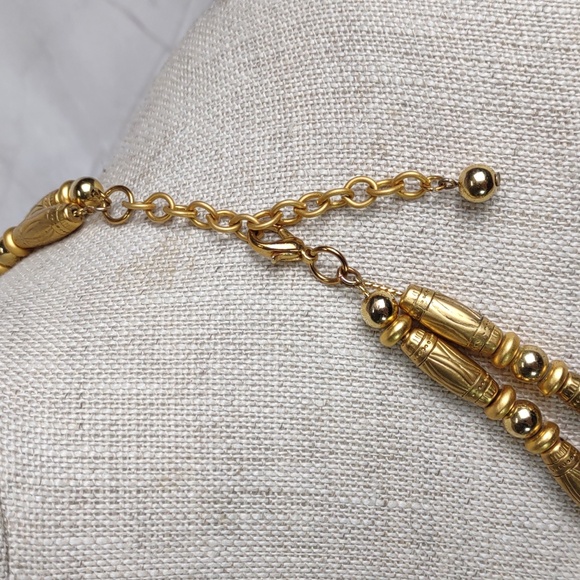 Matte Gold Necklace/Pendant Bundle 3pc Set - Picture 7 of 12